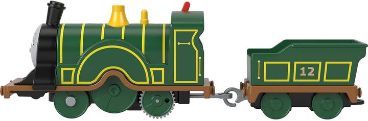 Thomas &amp; Friends Fisher-Price Emily Motorisierte Lokomotive, batteriebetriebene Spielzeugeisenbahn