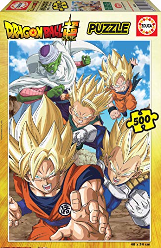 Educa Erase-500 Dragon Ball Puzzle, verschiedene Farben (18216)