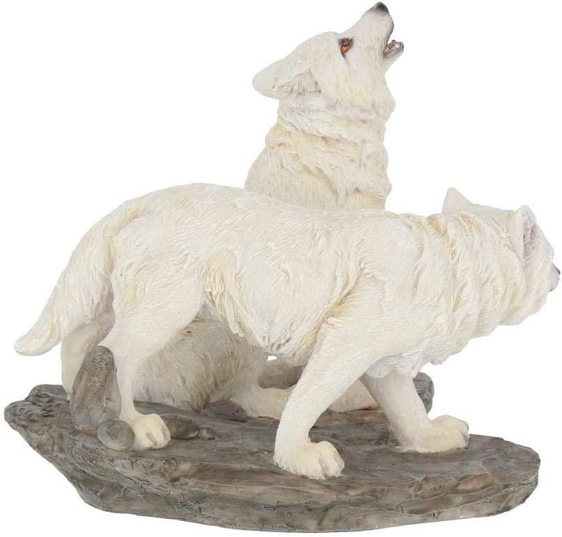 Nemesis Now H2518G6 Figur „Before the Chase“ (2er-Set), 17 cm, Weiß