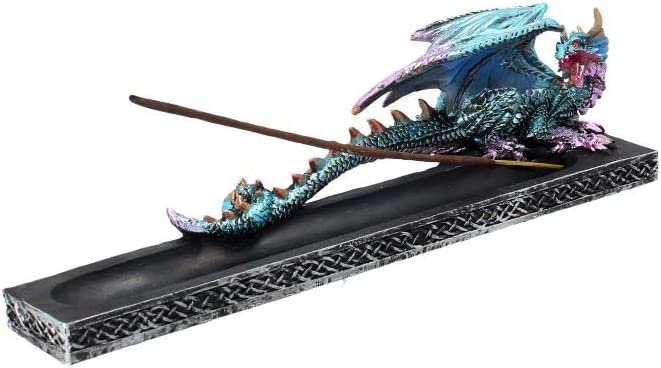 Nemesis Now Incense Guardian Räuchergefäß, 10 cm, Blau