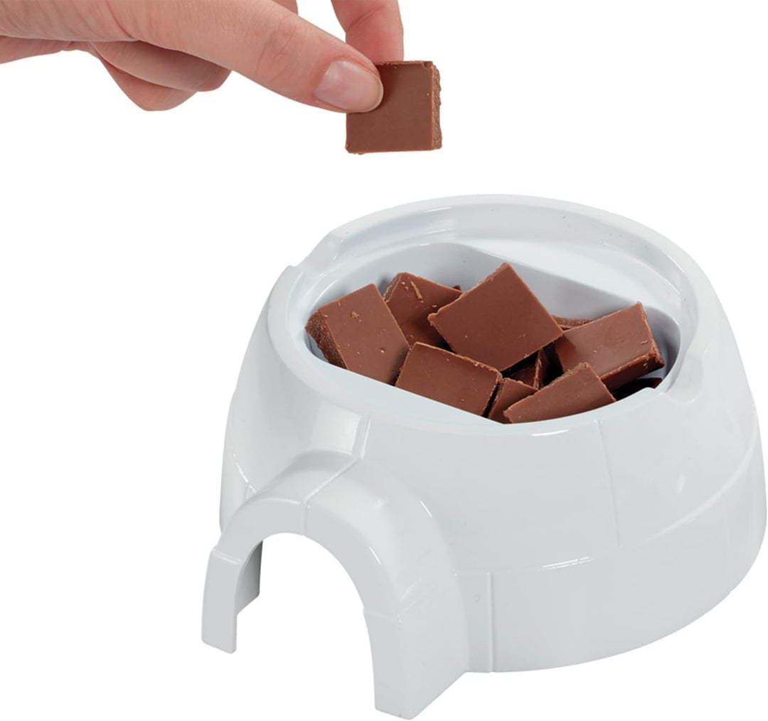 Mr Frosty Choc Eismaschine, Retro-Spielzeugmaschine aus Kunststoff in Schneemannform für Kinder bis M