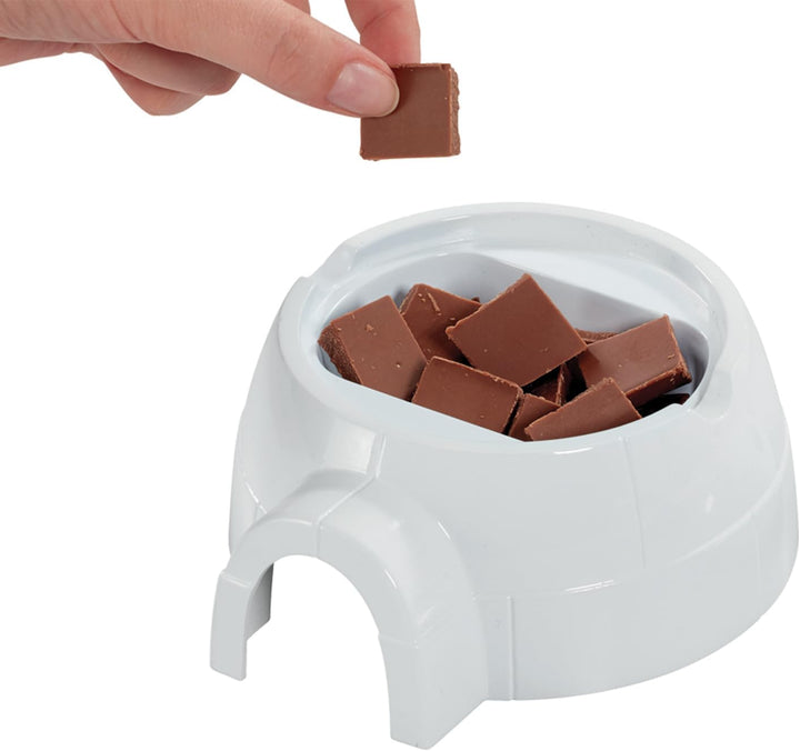 Mr Frosty Choc Eismaschine, Retro-Spielzeugmaschine aus Kunststoff in Schneemannform für Kinder bis M