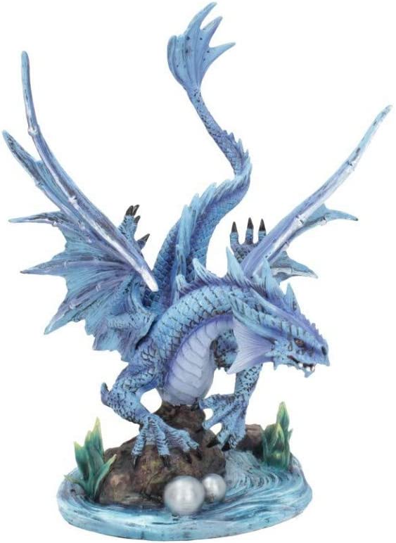 Nemesis Now Anne Stokes Wasserdrachen-Figur für Erwachsene, blau, 31 cm
