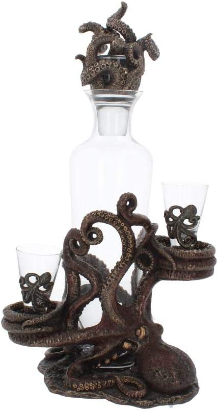 Nemesis Now Tentacle Temptation Dekanter 39 cm, transparent