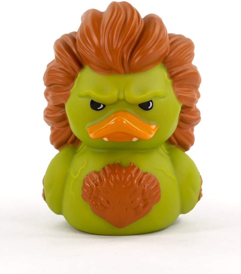 TUBBZ Street Fighter Blanka Sammelfigur aus Gummiente – Offizielles Street Fighter-Merchandise – Einzigartiges Vinyl-Geschenk in limitierter Auflage für Sammler