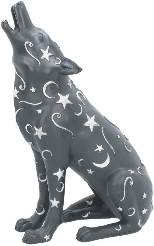 Nemesis Now Lupus-Figur, 29 cm, Grau, Kunstharz, Einheitsgröße