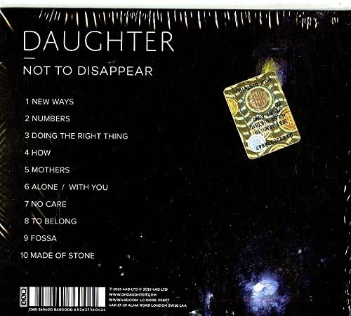 Not To Disappear - Daughter [Audio-CD]