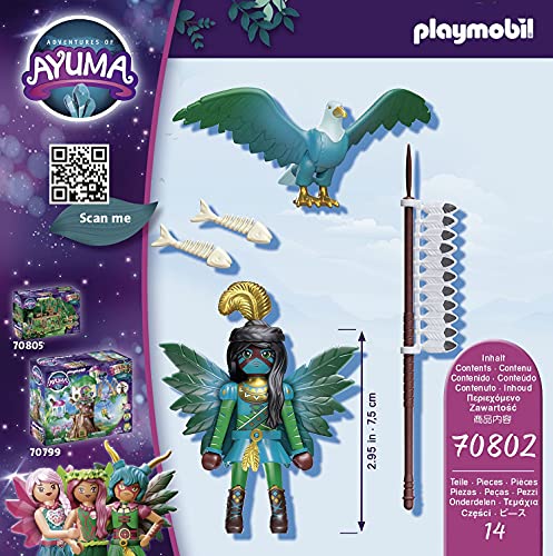 PLAYMOBIL Adventures of Ayuma 70802 Ritterfee mit Seelentier, ab 7 Jahren