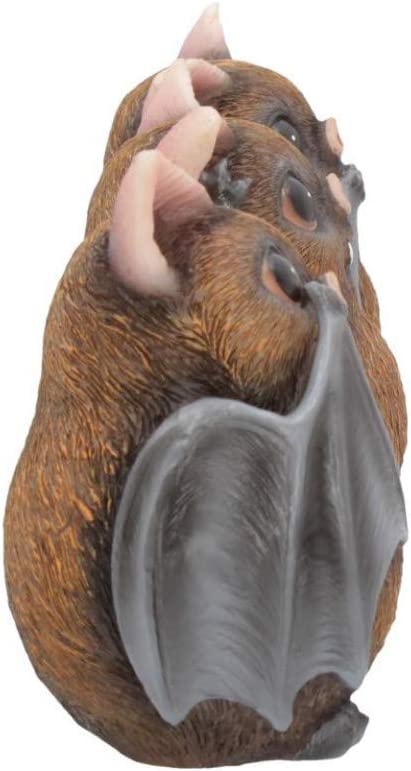 Nemesis Now B4473N9 Three Wise Bats 8,5 cm Figuren, braun