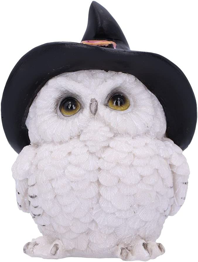 Nemesis Now Snowy Spells Eulenfigur, 9 cm, Weiß