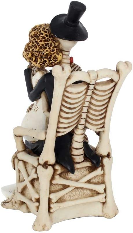 Nemesis Now For Better, For Worse - Skeleton Bride and Groom Resin Figurine 3