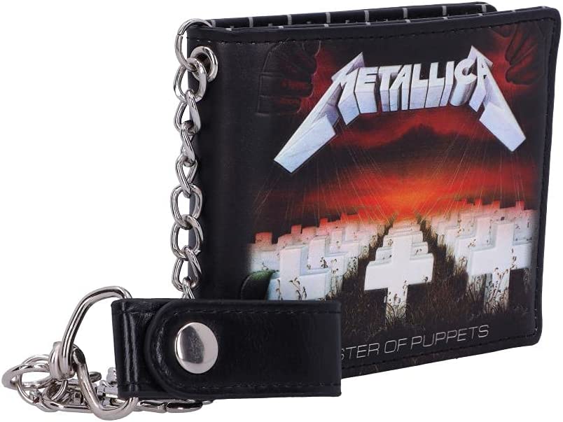 Nemesis Now B4684N9 Metallica Master of Puppets Geldbörse Schwarz, PU, ​​11 cm