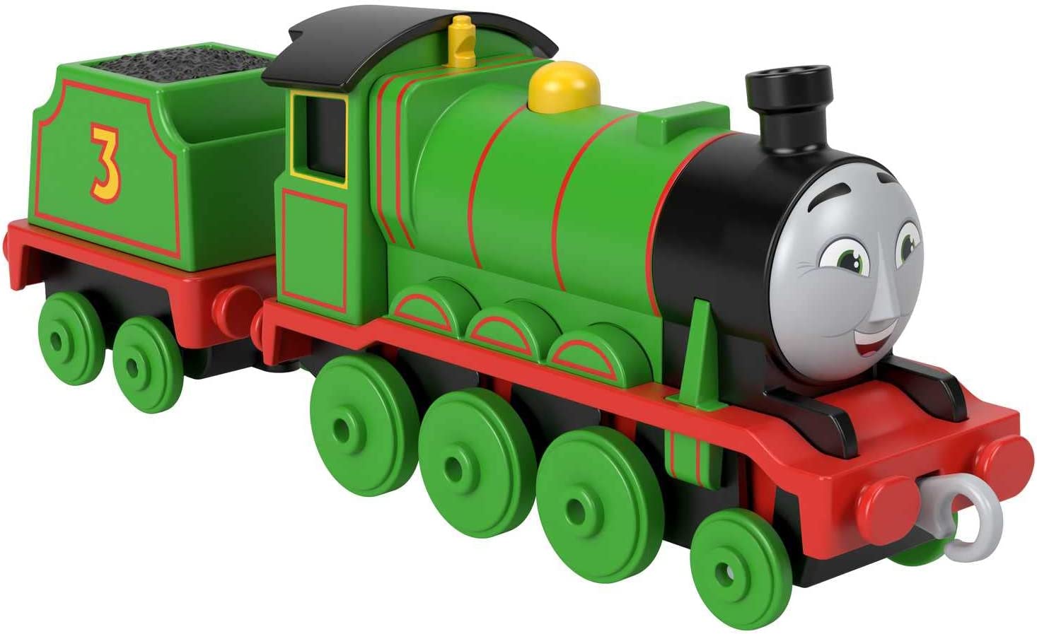 Thomas & Friends All Engines Go! Henry Metal Push Along Engine - Die-Cast Train with Tender for Kids 3+