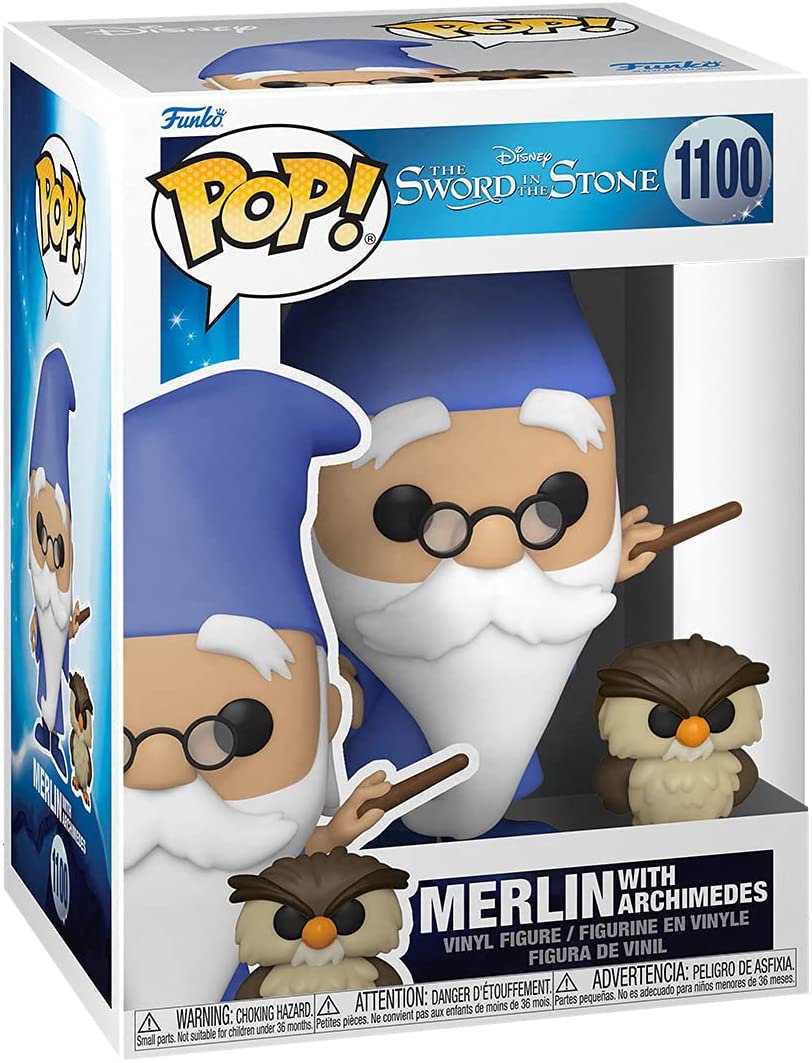 Disney Das Schwert im Stein Merlin mit Archimedes Funko 49152 Pop! Vinyl Nr. 1100