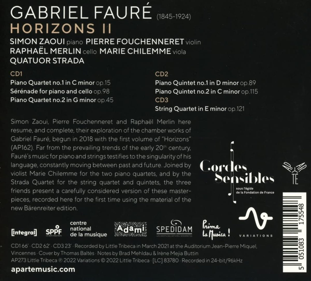 Zaoui, Simon - Gabriel Fauré: Horizons II [Audio CD]