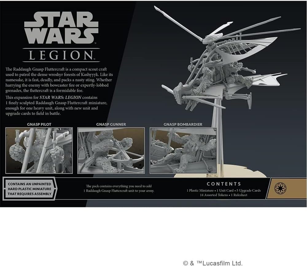 Star Wars Legion: Galactic Republic Expansions: Raddaugh Gnasp Fluttercraft