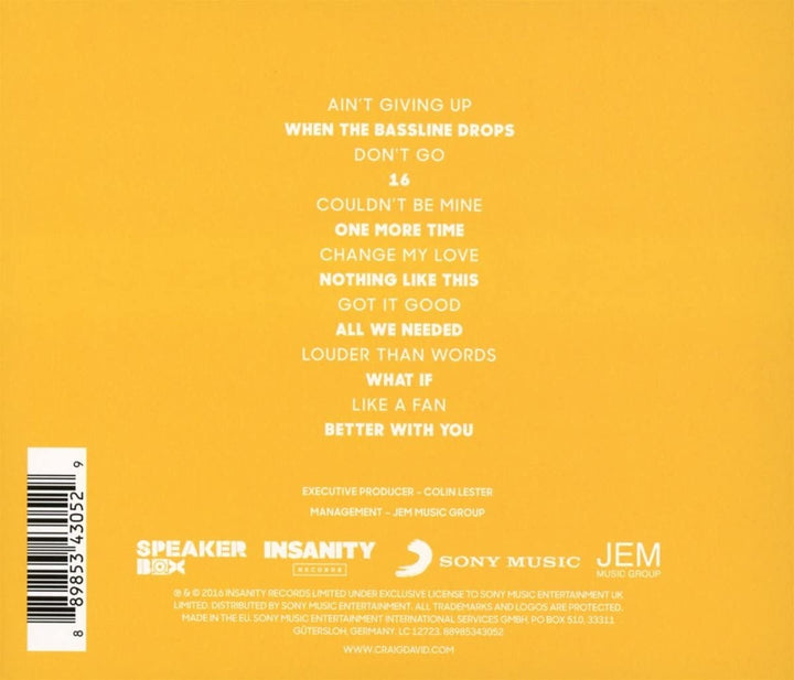 Craig David - Meiner Intuition folgen