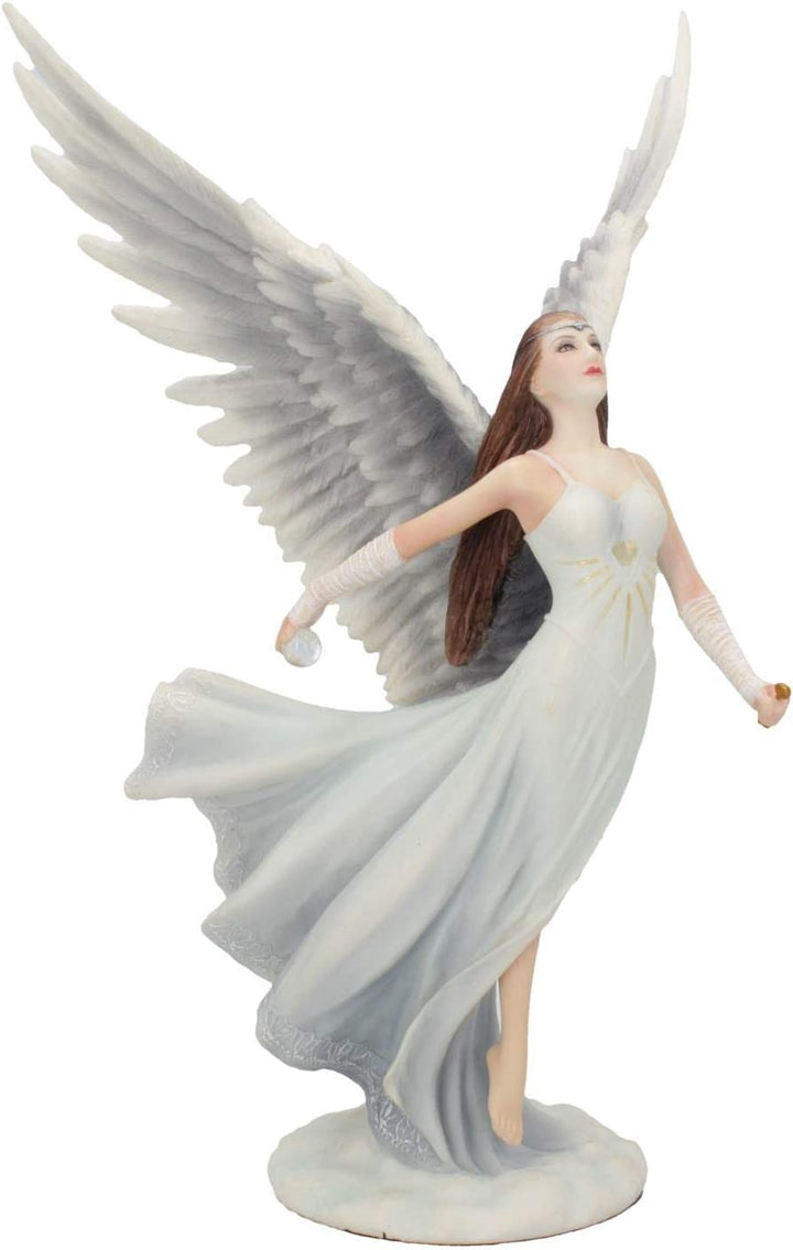 Nemesis Now Ascendance Anne Stokes Figur, 28 cm, Weiß, Kunstharz, Einheitsgröße