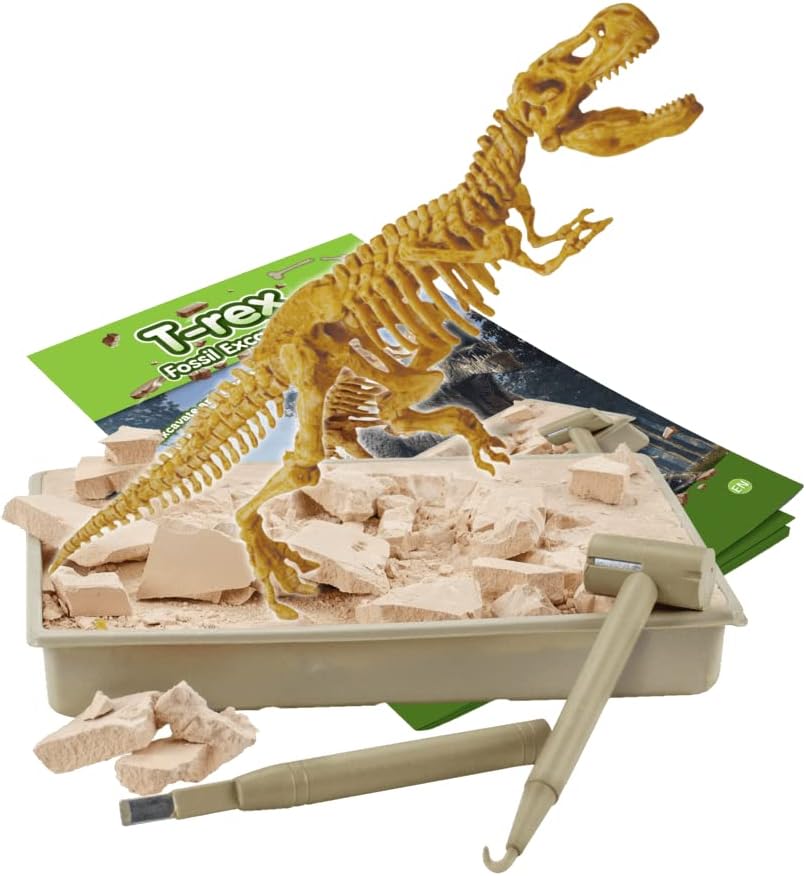 Science4you T-Rex-Fossilien-Jagdset für Kinder – Graben Sie die 10 Stück aus und bauen Sie sie zusammen