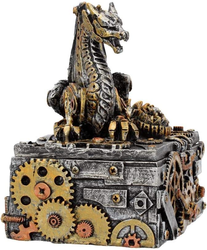 Nemesis Now U3821K8 Secrets of the Machine Box 19,5 cm Silber