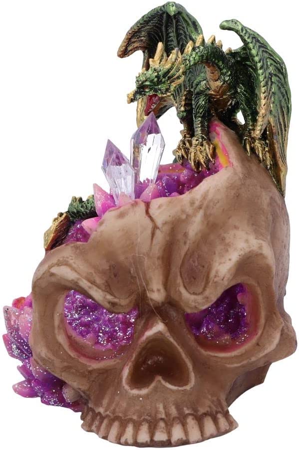Nemesis Now Kristalliner Schädel 15,7 cm, Pink