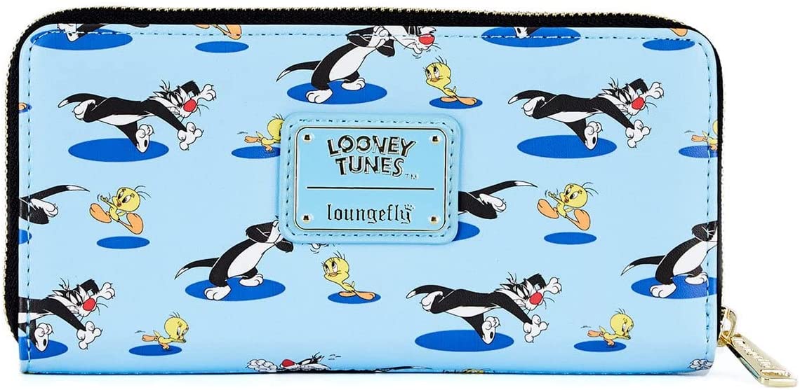 Loungefly Looney Tunes Tweety and Sylvester Zip-Around Wallet