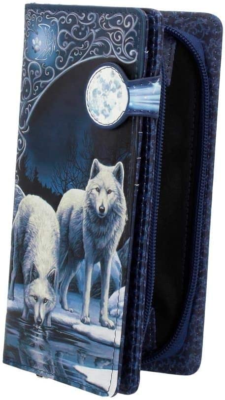 Nemesis Now Warriors of Winter Lisa Parker geprägte Geldbörse, 19 cm, Blau, PU, ​​18,5 cm