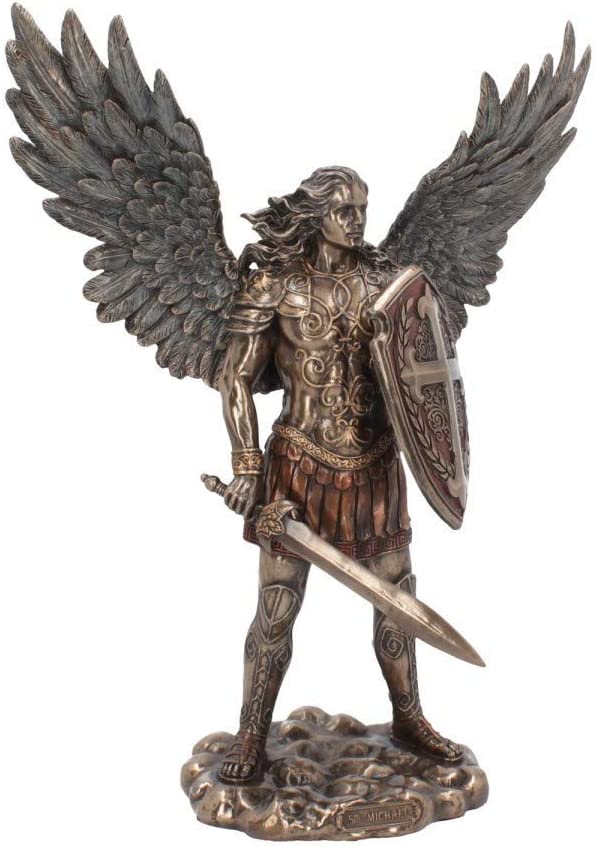 Nemesis Now Figur des Heiligen Erzengels Michael, 42 cm
