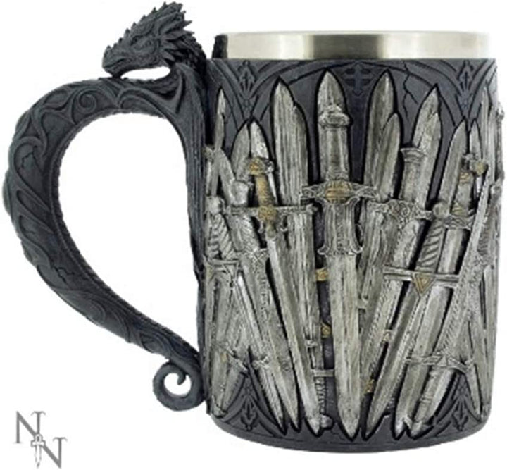Nemesis Now Sword Humpenbecher 14 cm Silber