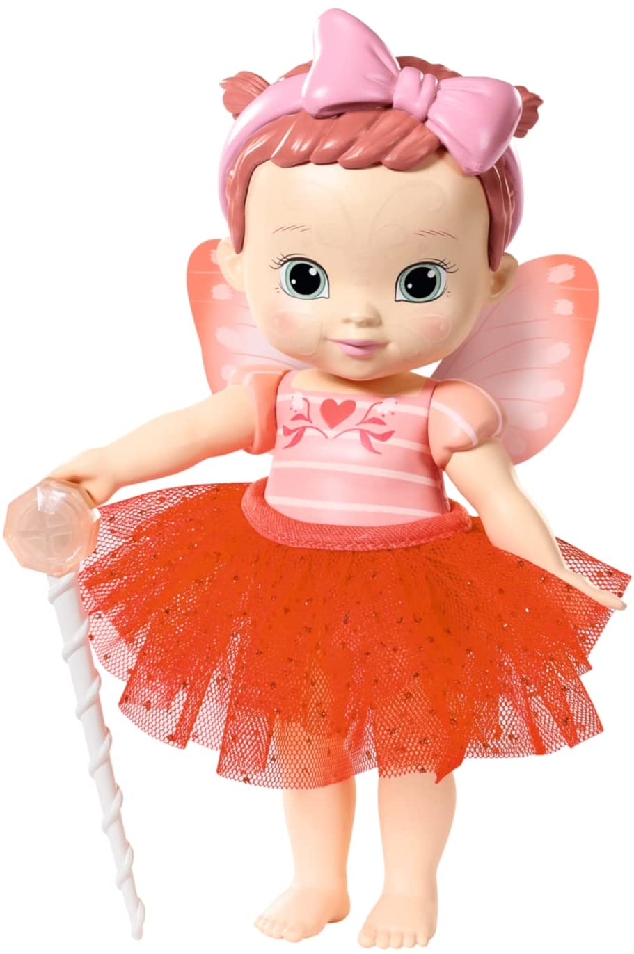 BABY born 831823 Märchenbuch Fairy Poppy – 18 cm große, flatternde Flügel – inklusive Puppe
