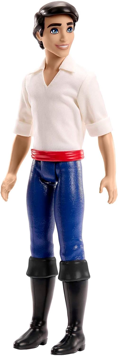 Disney Princess Toys, bewegliche Prinz-Eric-Modepuppe im charakteristischen Look Inspire