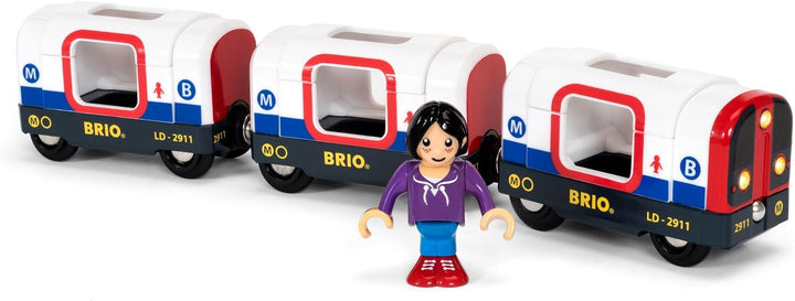 BRIO World Metro Tube Train für Kinder ab 3 Jahren – kompatibel mit allen BRIO Railway Sets und Zubehör