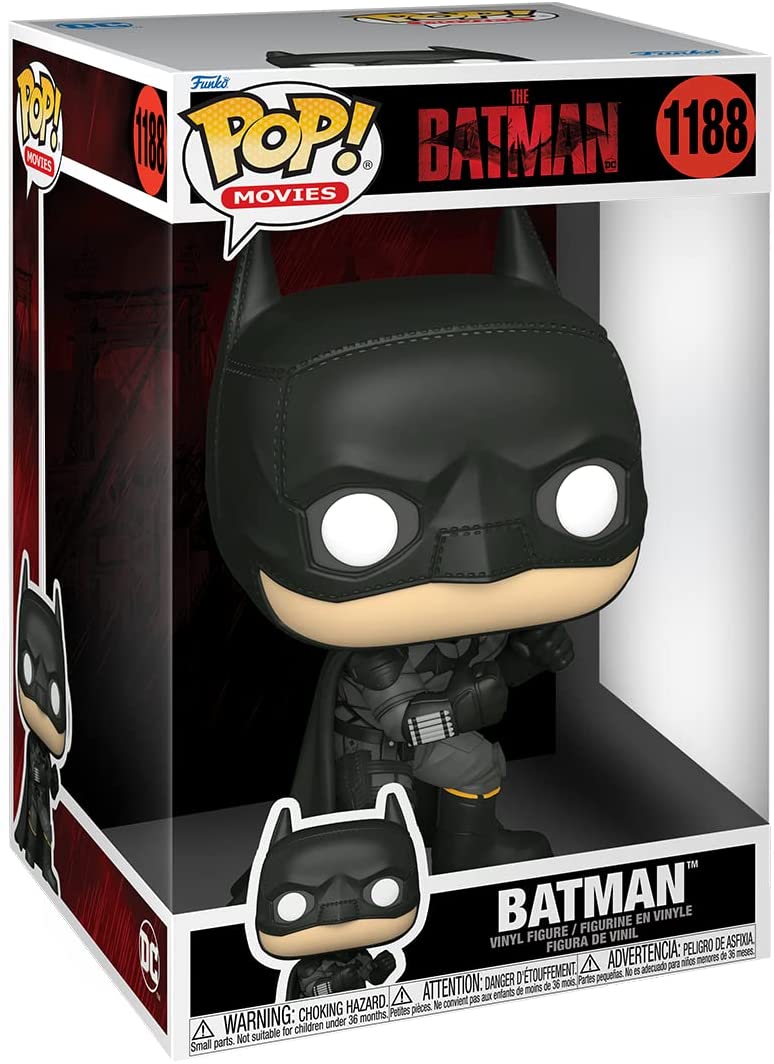 Funko Pop! Movies - The Batman Jumbo 10" Batman Vinyl Figure #1188