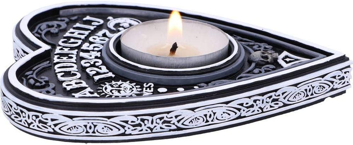 Nemesis Now Black and White Spirit Board Teelichthalter, Polyresin