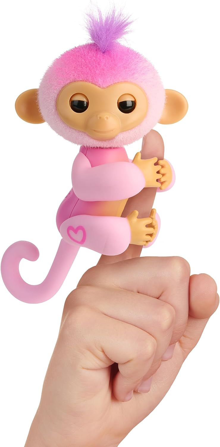 Fingerlings 3111 Interaktive Baby-Affenharmonie, über 70 Geräusche und Reaktionen, Herz