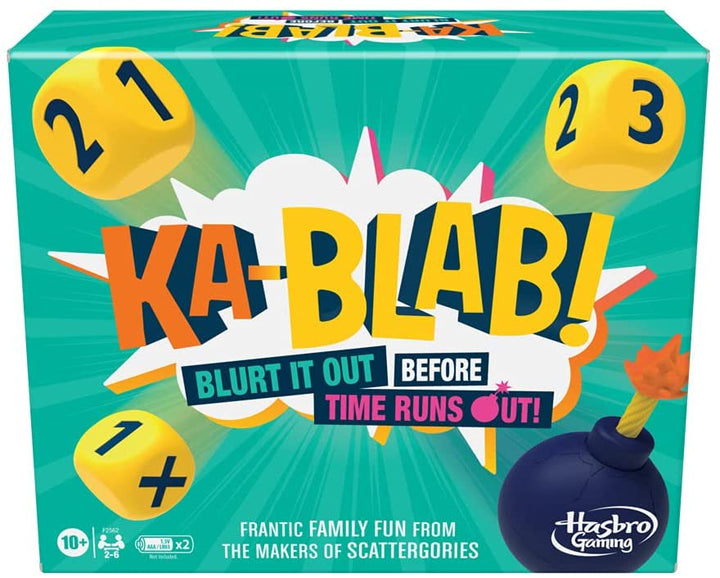 Hasbro Gaming Ka-Blab! Game for Families, Teens and Children Aged 10 and Up, Family-Friendly Party Game for 2-6 Players