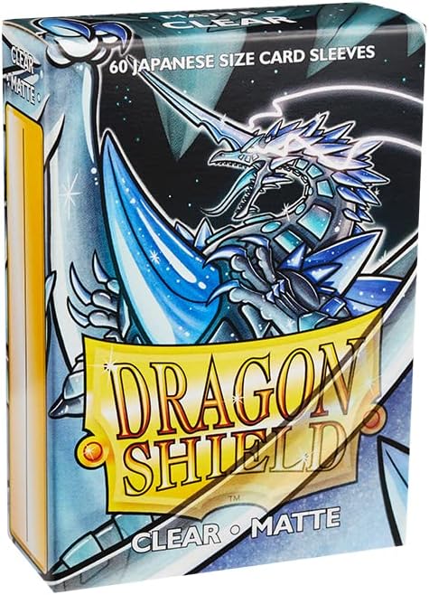 Arcane Tinmen ApS ART11101 Hüllen: Dragon Shield Matte Japanisch Klar (60) Klar