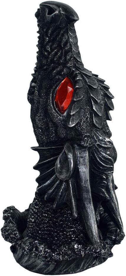 Nemesis Now Dragons Rage Räuchergefäß, 19,5 cm, Schwarz