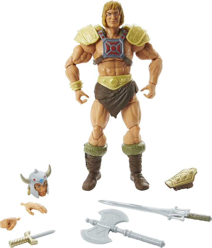 Masters of the Universe Masterverse New Eternia Viking He-Man Actionfigur mit Zubehör