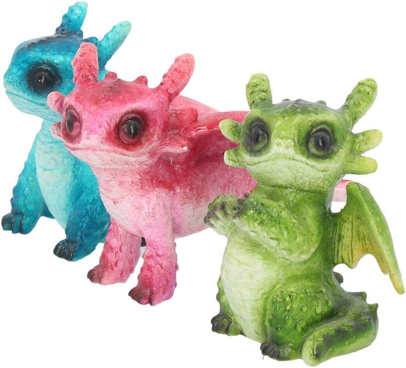 Nemesis Now Tiny Dragons - Set of Three Hand-Painted Resin Figurines 5