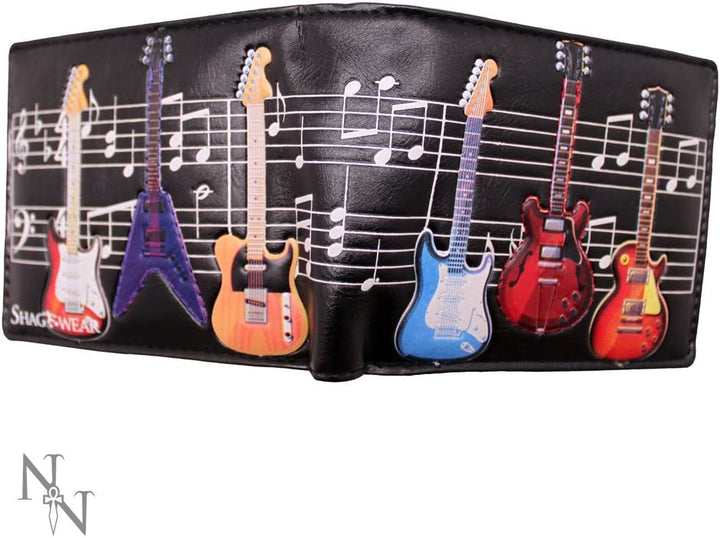Nemesis Now C1951F6 E-Gitarren-Geldbörse, 10 cm, Schwarz, PU, ​​11 cm