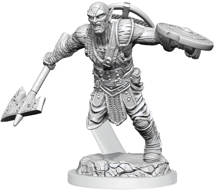 Wizkids D&D Nolzurs Marvelous Earth Genasi Fighter Unpainted Miniatures