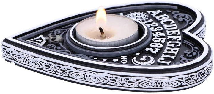 Nemesis Now Black and White Spirit Board Teelichthalter, Polyresin