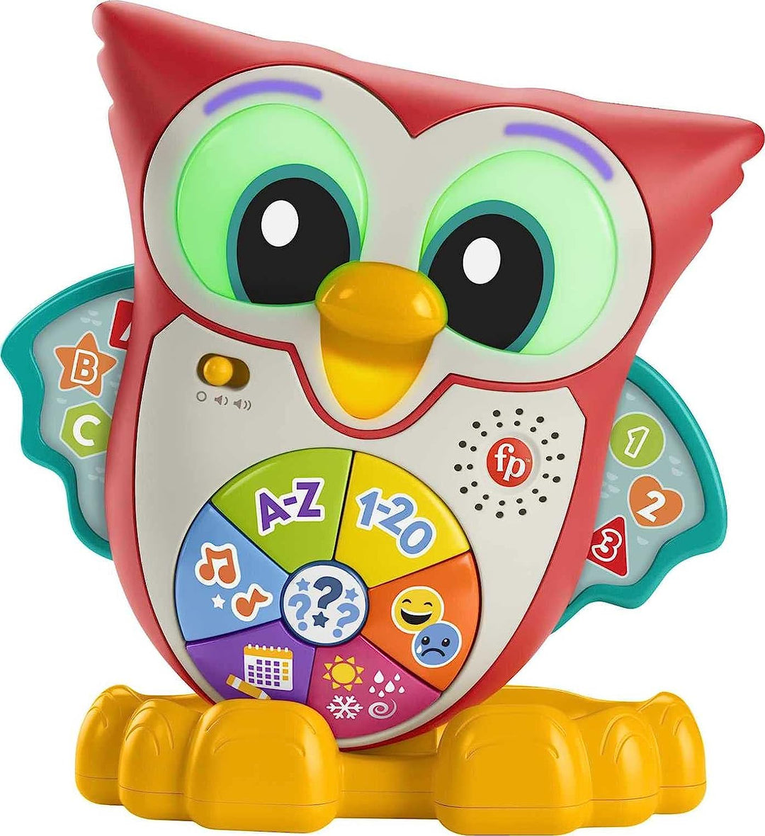 ?Fisher-Price Linkimals Light-Up &amp; Learn Owl, interaktives musikalisches Lernspielzeug m