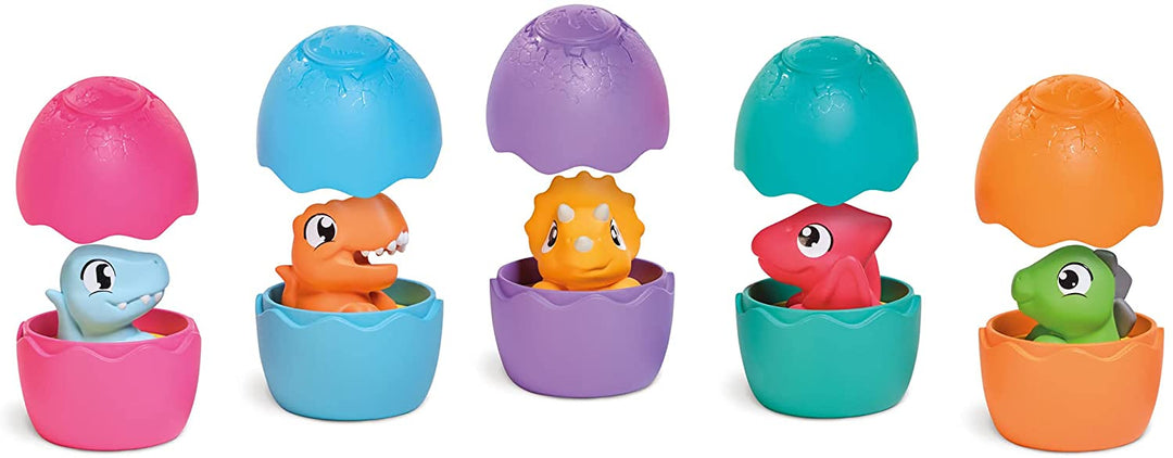 Toomies E73252 Tomy Spin &amp; Hatch Dino-Eier, Dinosaurier-Kinder, Jurassic World, E