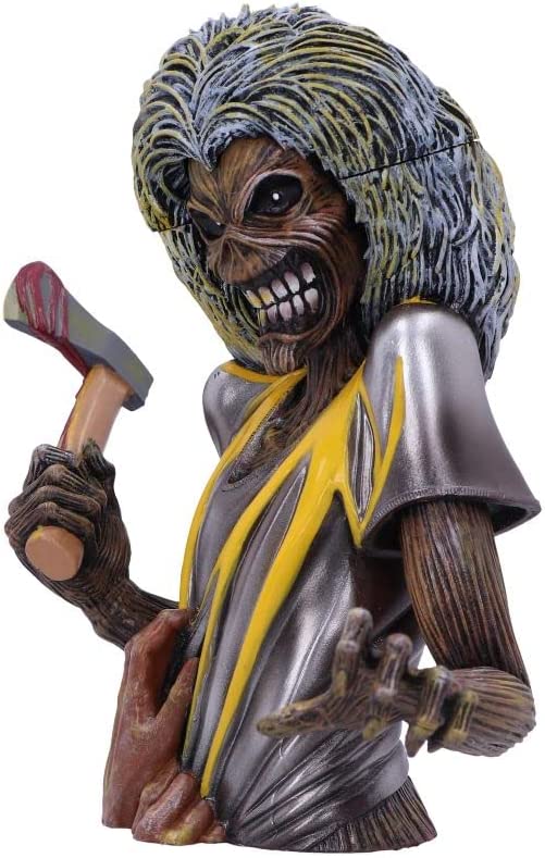 Nemesis Now offiziell lizenzierte Iron Maiden Killers Büstenbox (klein), Gelb, 16.