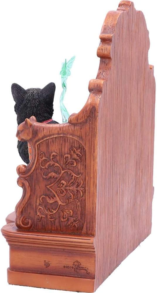 Nemesis Now B4955R0 Lisa Parker Absinth-Katze und grüne Fee-Figur, 21,5 cm