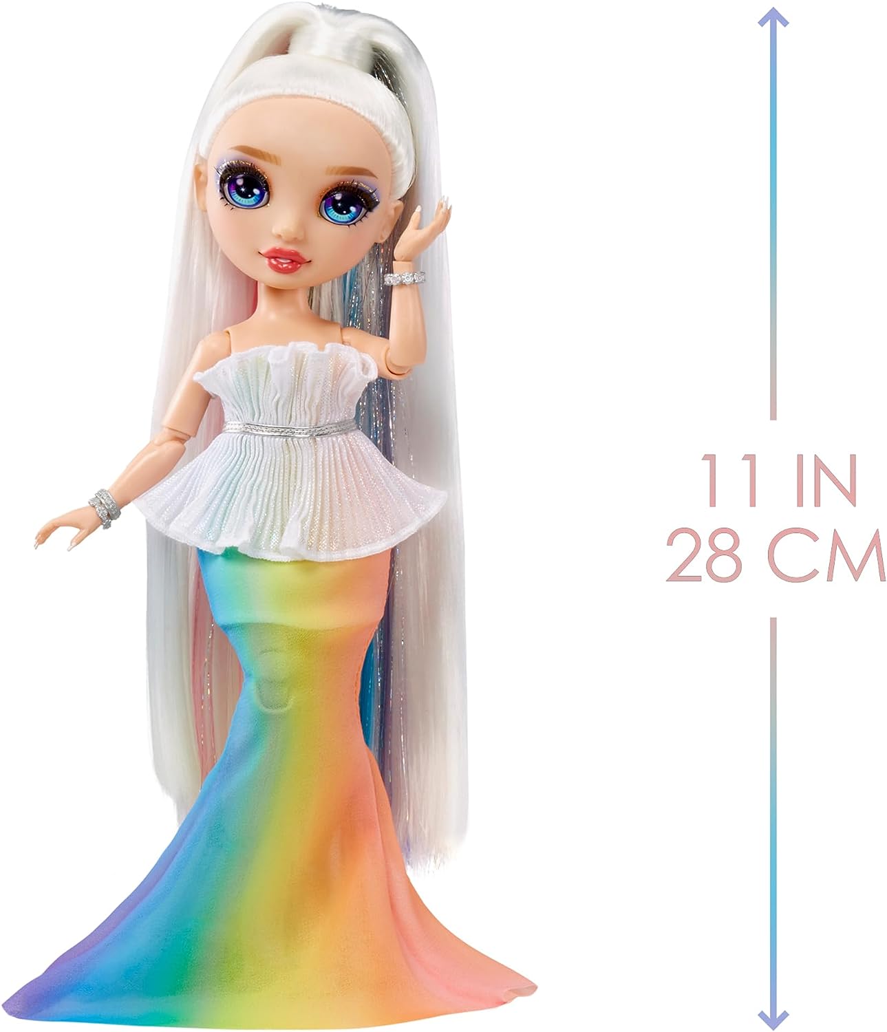 Rainbow High Fantastisches Amaya Raine Rainbow Doll Fashion Playset – Sammelpuppe mit 2 Outfits und Accessoires 6