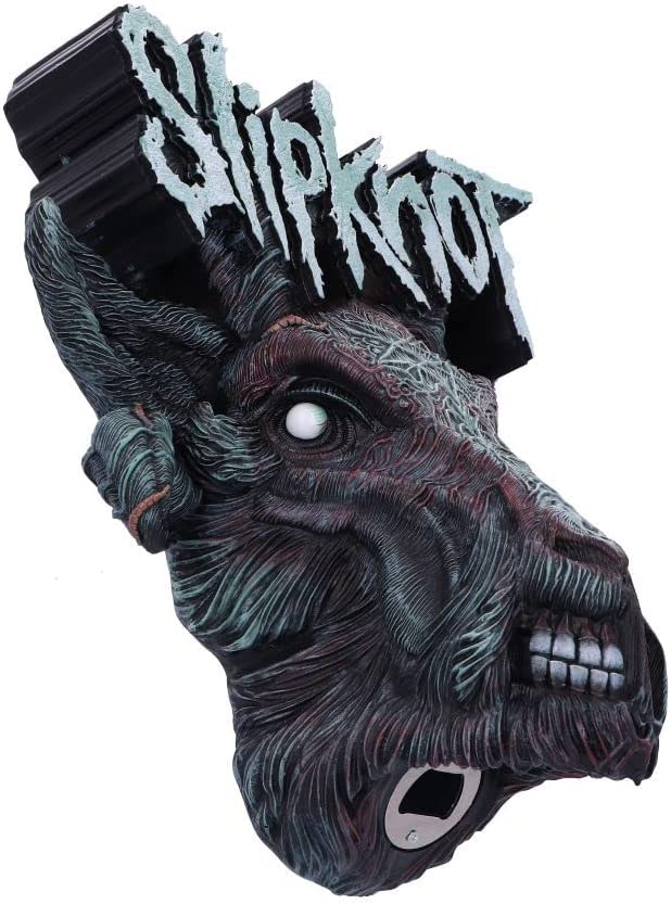 Nemesis Now offiziell lizenzierte Slipknot Infected Goat Logo Wandflasche