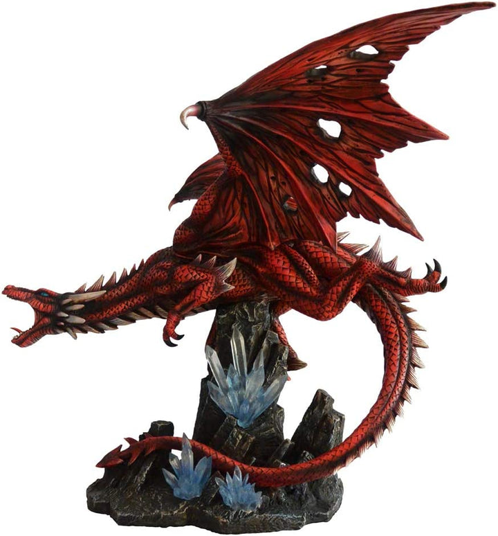 Nemesis Now Fraeners Zorn. 52 cm große Figur, Kunstharz, rot